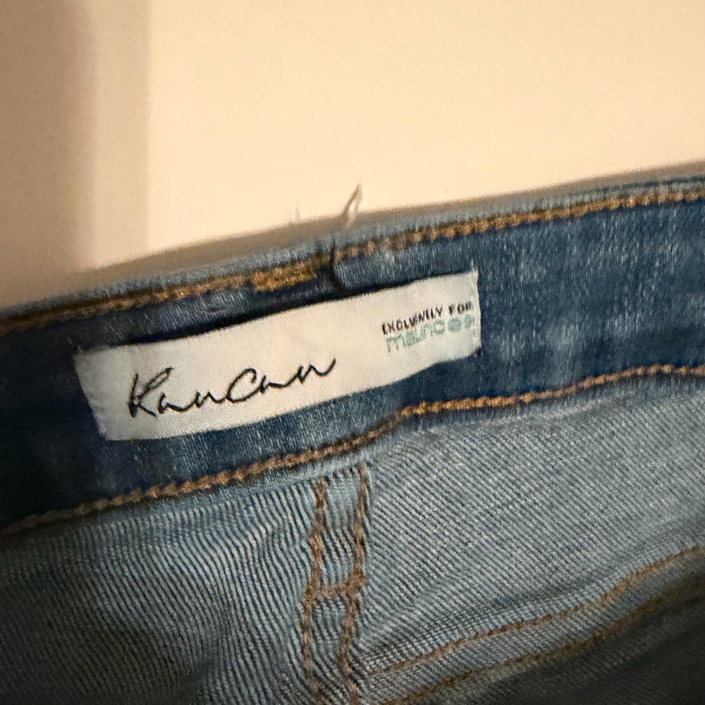 KanCan Blue Distressed Flare Jeans - Picture 3 of 9